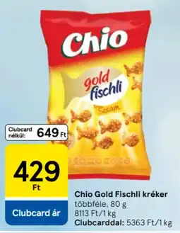 Tesco Chio Gold Fischli kréker ajánlat