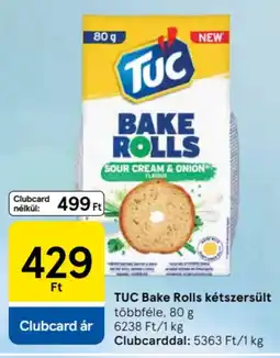 Tesco TUC Bake Rolls kétszersült ajánlat