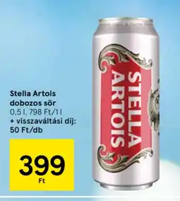 Tesco Stella artois dobozos sör ajánlat