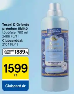 Tesco Tesori D'Oriente prémium öblítő ajánlat