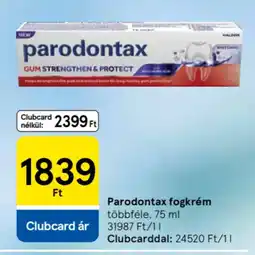 Tesco Parodontax fogkrém ajánlat