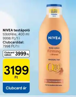 Tesco Nivea testápoló ajánlat