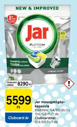 Tesco Jar mosogatógép- kapszula ajánlat
