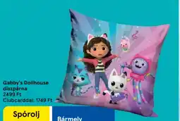 Tesco Gabby's dollhouse díszpárna ajánlat