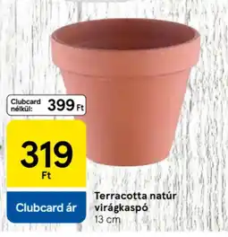 Tesco Terracotta natúr virágkaspó ajánlat
