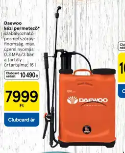 Tesco Daewoo kézi permetező ajánlat