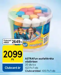 Tesco Astrafun aszfaltkréta vödörben ajánlat