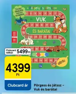 Tesco Pörgess és játssz - Vuk és barátai ajánlat