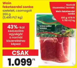 Spar Wein feketeerdei sonka ajánlat