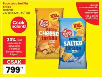 Spar Poco Loco tortilla chips ajánlat
