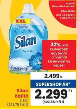 Spar Silan öblítő ajánlat