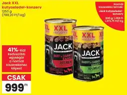 Spar Jack xxl kutyaeledel-konzerv ajánlat