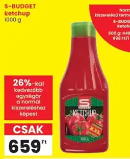 Spar S-BUDGET ketchup ajánlat
