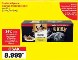 Spar Sheba 40 pack nedves macskaeledel ajánlat