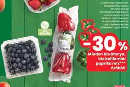 Spar Minden bio áfonya, bio kaliforniai paprika mix árából! ajánlat