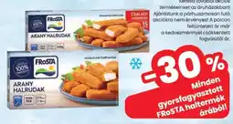 Spar Minden gyorsfagyasztott Frosta haltermék árából! ajánlat