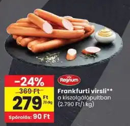 Spar Regnum Frankfurti virsli ajánlat
