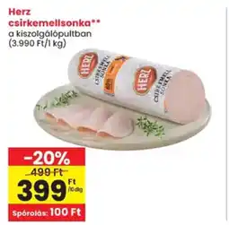 Spar Herz csirkemellsonka ajánlat