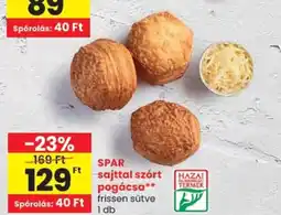 Spar Spar sajttal szórt pogácsa ajánlat