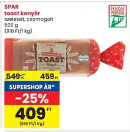Spar Spar toast kenyér ajánlat