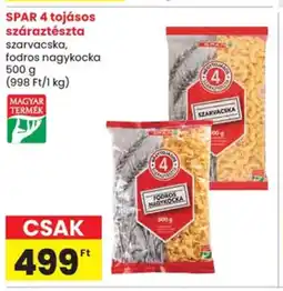 Spar Spar 4 tojásos száraztészta ajánlat