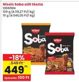 Spar Nissin Soba sült tészta ajánlat