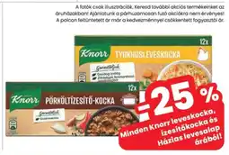 Spar Minden Knorr leveskocka, ízesítőkocka és Házias levesalap árából! ajánlat
