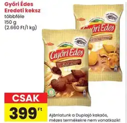 Spar Győri Édes Eredeti keksz ajánlat