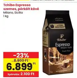 Spar Tchibo Espresso szemes, pörkölt kávé ajánlat