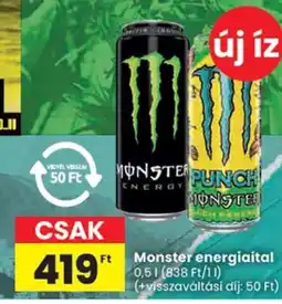Spar Monster energiaital ajánlat