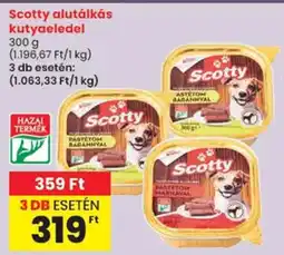 Spar Scotty alutálkás kutyaeledel ajánlat