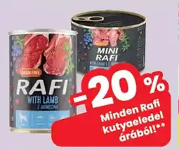 Spar Minden Rafi kutyaeledel árából! ajánlat