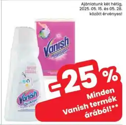 Spar Minden Vanish termék árából! ajánlat