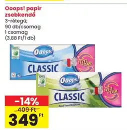 Spar Ooops! papír zsebkendő ajánlat