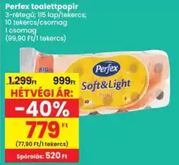 Spar Perfex toalettpapír ajánlat