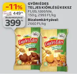 Auchan Győri édes teljes kiőrlésű keksz ajánlat