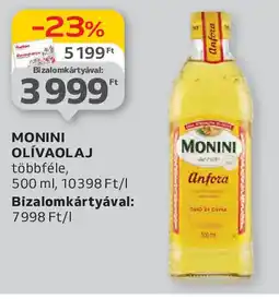 Auchan Monini olívaolaj ajánlat