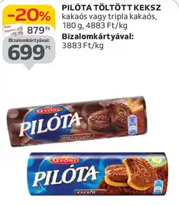 Auchan Pilóta töltött keksz ajánlat