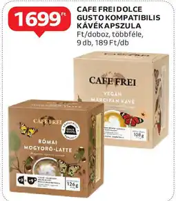 Auchan Cafe freidolce gusto kompatibilis kávékapszula ajánlat