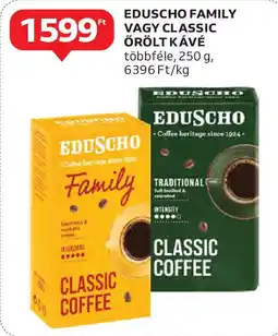 Auchan Eduscho family vagy classic örölt kávé ajánlat