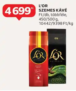Auchan L'or szemes kávé ajánlat