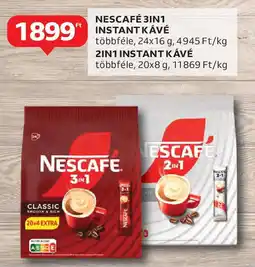Auchan Nescafé 3in1 instant kávé stb. ajánlat