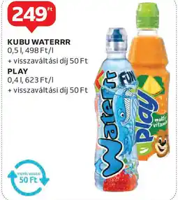 Auchan Kubu waterrr, play ajánlat