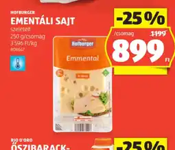 ALDI Hofminger Ementáli sajt ajánlat