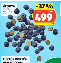 ALDI Áfonya ajánlat
