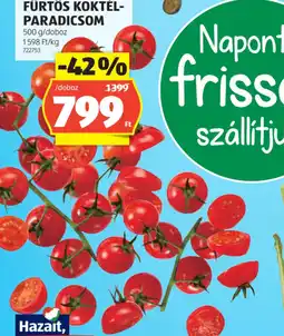 ALDI Fürtös koktélparadicsom ajánlat