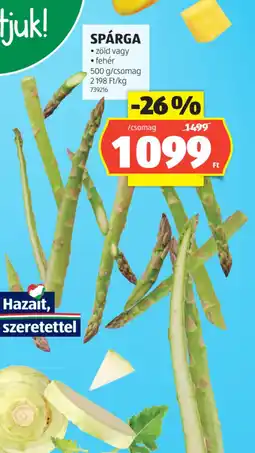 ALDI Spárga ajánlat