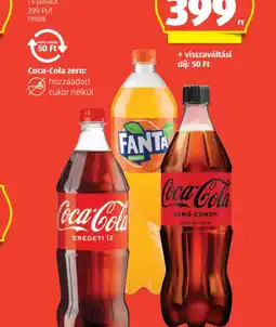 ALDI Coca-Cola / Fanta Szénsavas üdítőital ajánlat