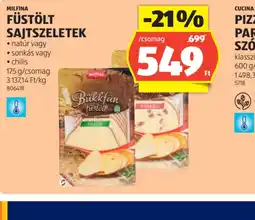 ALDI Milfina Füstölt Sajtszeletek ajánlat