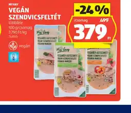 ALDI MyWay Vegán Szendvicsfeltét ajánlat